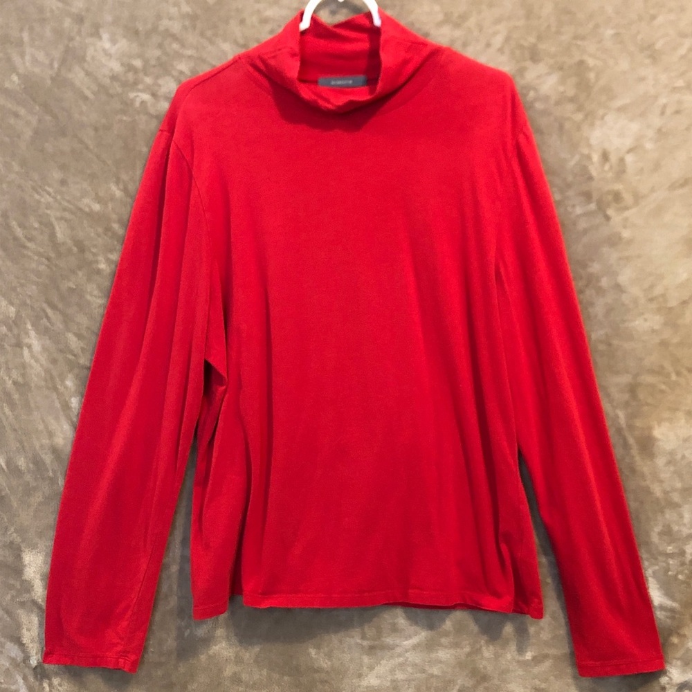 Red Liz Claiborne Turtleneck, Size XL